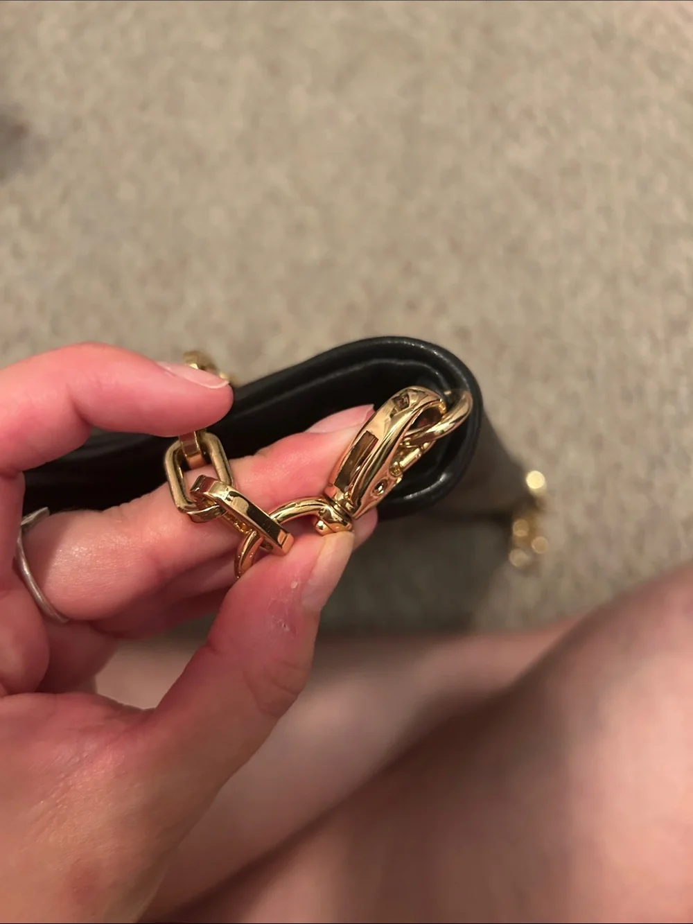 Tory Burch Black Leather Bag